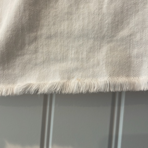 Abercrombie & Fitch‎ Zoe Vintage A-Line White Floral Embroidered Skirt 26 2R - Picture 6 of 10